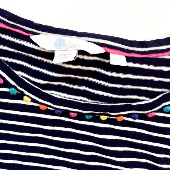 Boden Women's Charlie Pompom Tee, Size XS - Picture 4 of 5